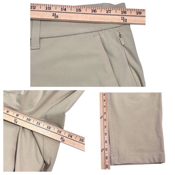 Lululemon ABC Pants Mens 36x29 Slim Fit Warpstreme Stretch M5AQYS Beige Khaki - Picture 2 of 8